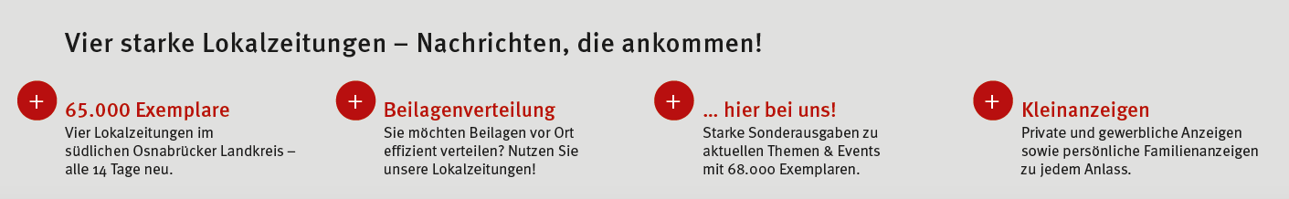 Text und rote Kreis auf einem grauen Hintergrund